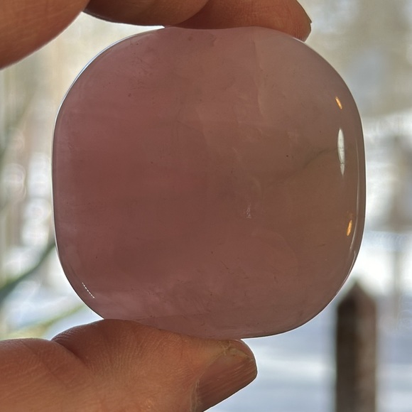 7 Rose Quartz Crystal Palms! - Picture 4 of 4